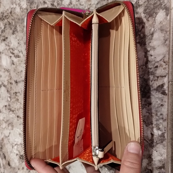 NWOT Kate Spade Wallet, Barbie Core - Picture 14 of 16